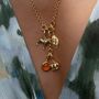 Lion Head Charm Necklace, Sterling Silver Or Gold Plated, thumbnail 9 of 11