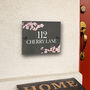 Personalised Cherry Blossom Slate House Number Sign, thumbnail 1 of 2
