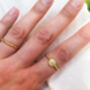Gold Plated Engraved Stackable Solis Sun Ring, thumbnail 6 of 6