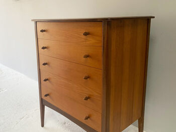 Mid Century Alfred Cox Style 1960’s Chest Of Drawers, 6 of 11