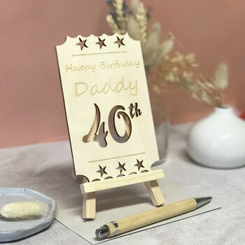 Personalised Wooden Birthday Cards, 10 of 11