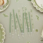 Botanical Party Tall Skinny Candles X 12, thumbnail 3 of 4