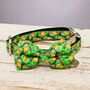 The Alderley Green Botanical Dog Collar Bow Tie, thumbnail 5 of 6