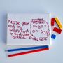 Personalised Embroidered Handwriting Canvas, thumbnail 4 of 12