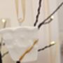 Porcelain Kintsugi Christmas Tree Ornaments, thumbnail 4 of 5