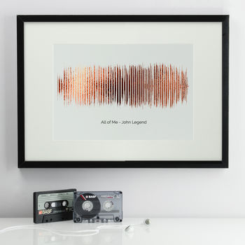 Personalised Sound Wave Art You Can Hear, 9 of 11
