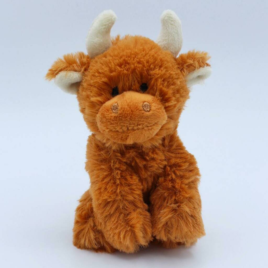 small highland cow soft toy