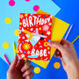 'Birthday Babe' Greetings Card, thumbnail 3 of 5