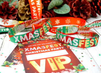 Xmas Fest Christmas Party Vip Lanyards Accessories, 4 of 12