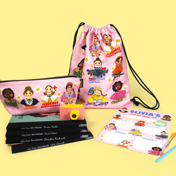 Inspirational Women Personalised Kids Bag, 3 of 4