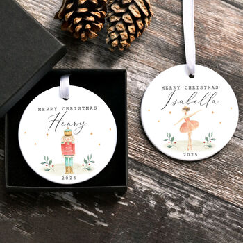 Personalised Ceramic Christmas Tree Decoration Choice Of Festive And Animal Designs, 12 of 12