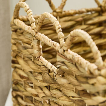Traditional Scalloped Water Hyacinth Baskets, 6 of 6