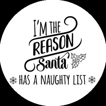 I'm The Reason Santa Has A Naughty List Lollipop, 2 of 4