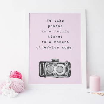 Photography Quote Print, 4 of 9