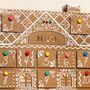 Personalised Fill Your Own Colour Pop Gingerbread House LED Advent Calendar, thumbnail 7 of 11