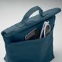 Recycled Cotton Rolltop Cooler Bag, thumbnail 2 of 12