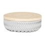 X Small Flint Grey Wonder Round Storage Basket, thumbnail 1 of 2