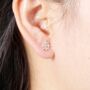 Sailor Stud Earrings 925 Sterling Silver, thumbnail 5 of 8