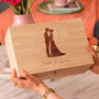 Personalised Wedding Memories Keepsake Box For Couples First Dance Anniversary Gift, thumbnail 1 of 4