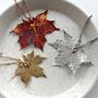Small Canadian Maple Leaf Pendant, thumbnail 4 of 12