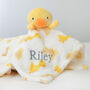 Personalised Chick Comforter And Blanket Set, thumbnail 3 of 6