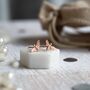 Thank You For Bee Ing The Best Teacher! Rose Gold Earrings, thumbnail 2 of 3
