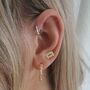 18ct Gold Cassette Tape Stud Earrings, thumbnail 4 of 5