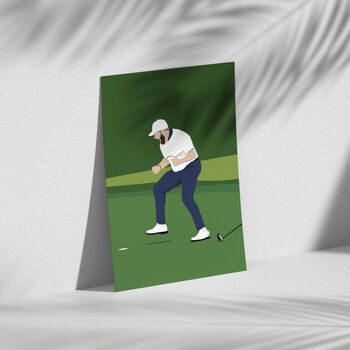 Shane Lowry Ryder Cup Winning Moment Print, 3 of 4