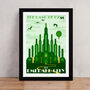 Emerald City Vintage Style Travel Poster, thumbnail 2 of 3