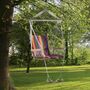 Hanging Rope Chair Hammock Padded Seat And Backrest, thumbnail 3 of 11