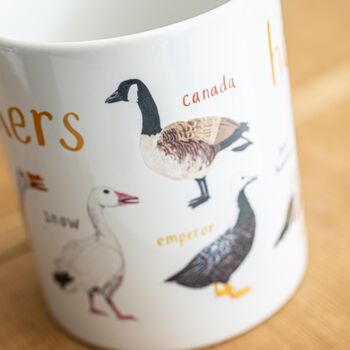 'Honkers' Ceramic Bird Mug, 7 of 7