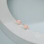 Cz Saturn Planet Stud Earrings In Sterling Silver, thumbnail 2 of 11