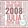 18th Birthday Print 2008 Personalised Gift, thumbnail 2 of 12