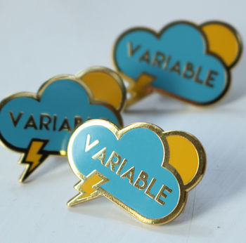 'Variable' Enamel Pin Badge, 9 of 9