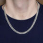 Rounded Curb Chain Necklace For Men, thumbnail 1 of 3