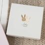 Personalised Welcome To The World Baby Boy Bunny Gift, thumbnail 8 of 11