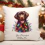 Personalised Labrador In Christmas Lights, thumbnail 8 of 12