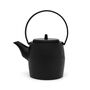 Cast Iron Teapot Kobe 1200ml Black Steel Mesh Filter, thumbnail 1 of 6