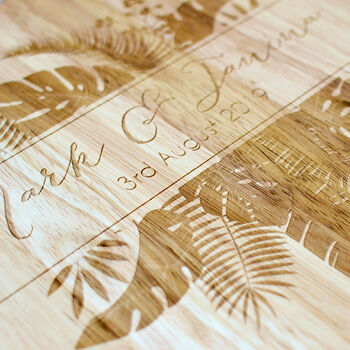 Personalised Chopping Board, Palm Print, 6 of 6