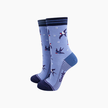 Garden Birds Bamboo Socks Gift Set For Women, 4 of 4