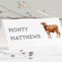 Cow Wedding Guest Place Cards, thumbnail 1 of 3