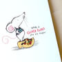 Clever Clogs Congratulations Card Can Be Personalised, thumbnail 2 of 6