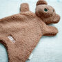 Personalised Soft Teddy Bear Comforter For Newborn, thumbnail 7 of 11