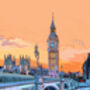 Houses Of Parliament, London Illustration Art Print, thumbnail 2 of 2