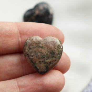 Rhodolite Crystal Heart For Love And Compassion, 4 of 5