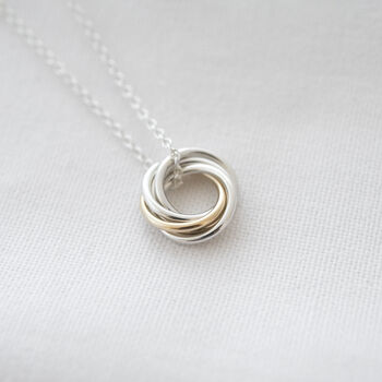 50th Gold And Silver Necklace, 7 of 12