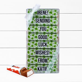 Good Luck With Exams Personalised Chocolate Gift, 2 of 9