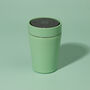 Circular And Co Travel Mug Made From Recycled Stainless Steel 8oz Seaglass Green, thumbnail 1 of 8