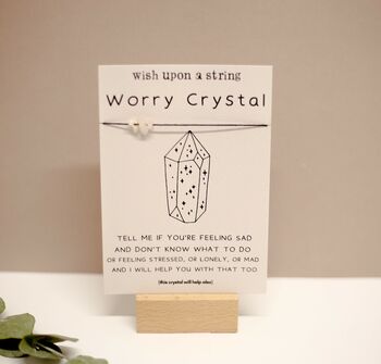 Worry Crystal Wish String Bracelet, 3 of 12