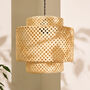 Bamboo Easy Fit Pendant Ceiling Shade, thumbnail 1 of 4